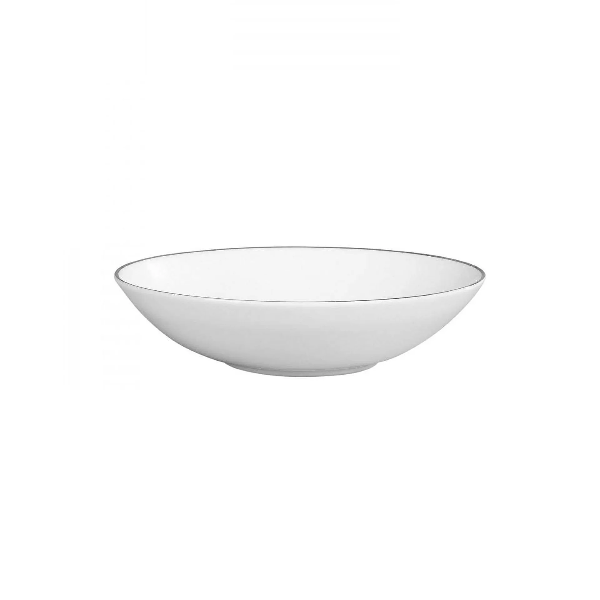 Wedgwood Dype Tallerkener*Platinum Suppeskal O 21, 5 Cm