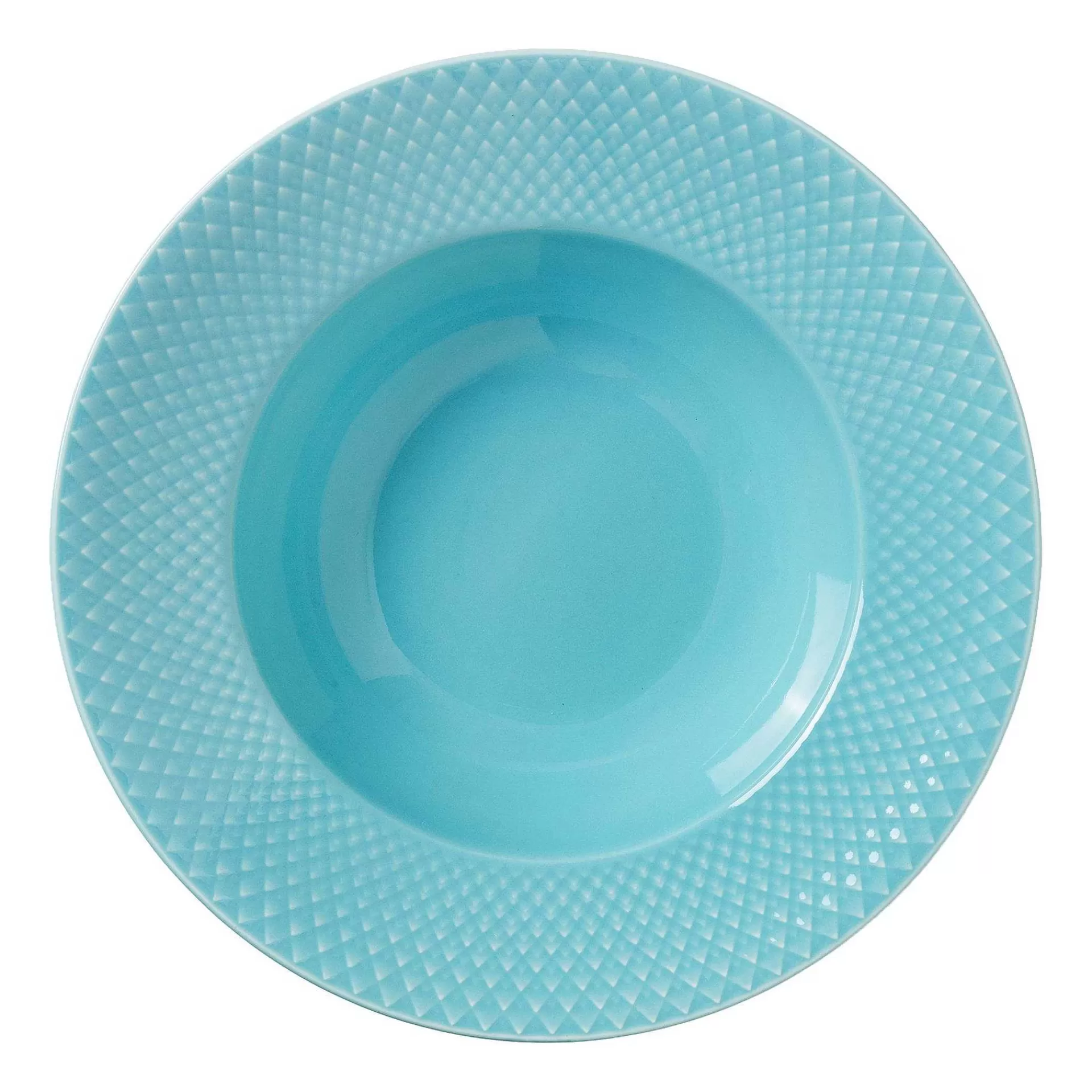 Lyngby Porcelæn Dype Tallerkener*Rhombe Dyp Tallerken O 24,5 Cm