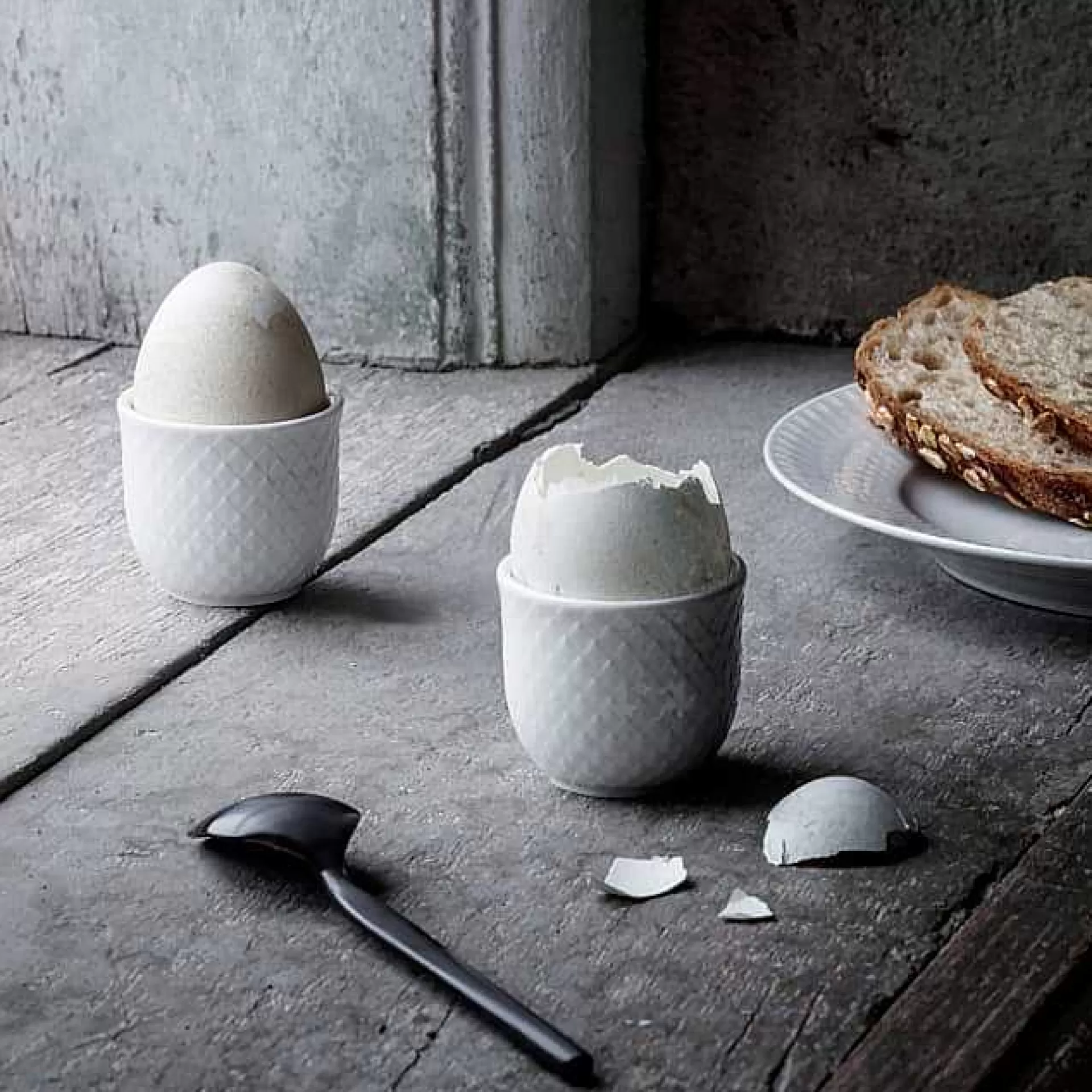 Lyngby Porcelæn Eggeglass*Rhombe Eggeglass, 2-Stk.