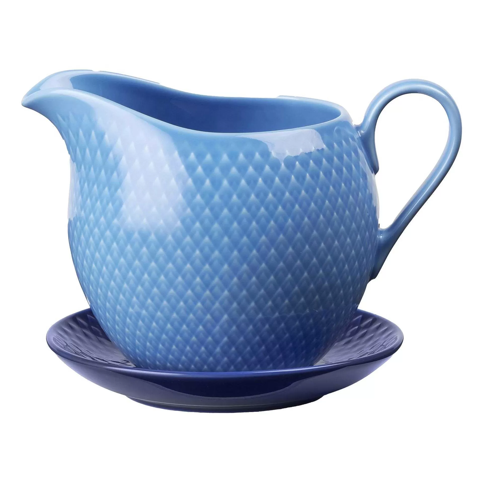 Lyngby Porcelæn Sausenebb & Sausekanner*Rhombe Sausmugge 67 Cl