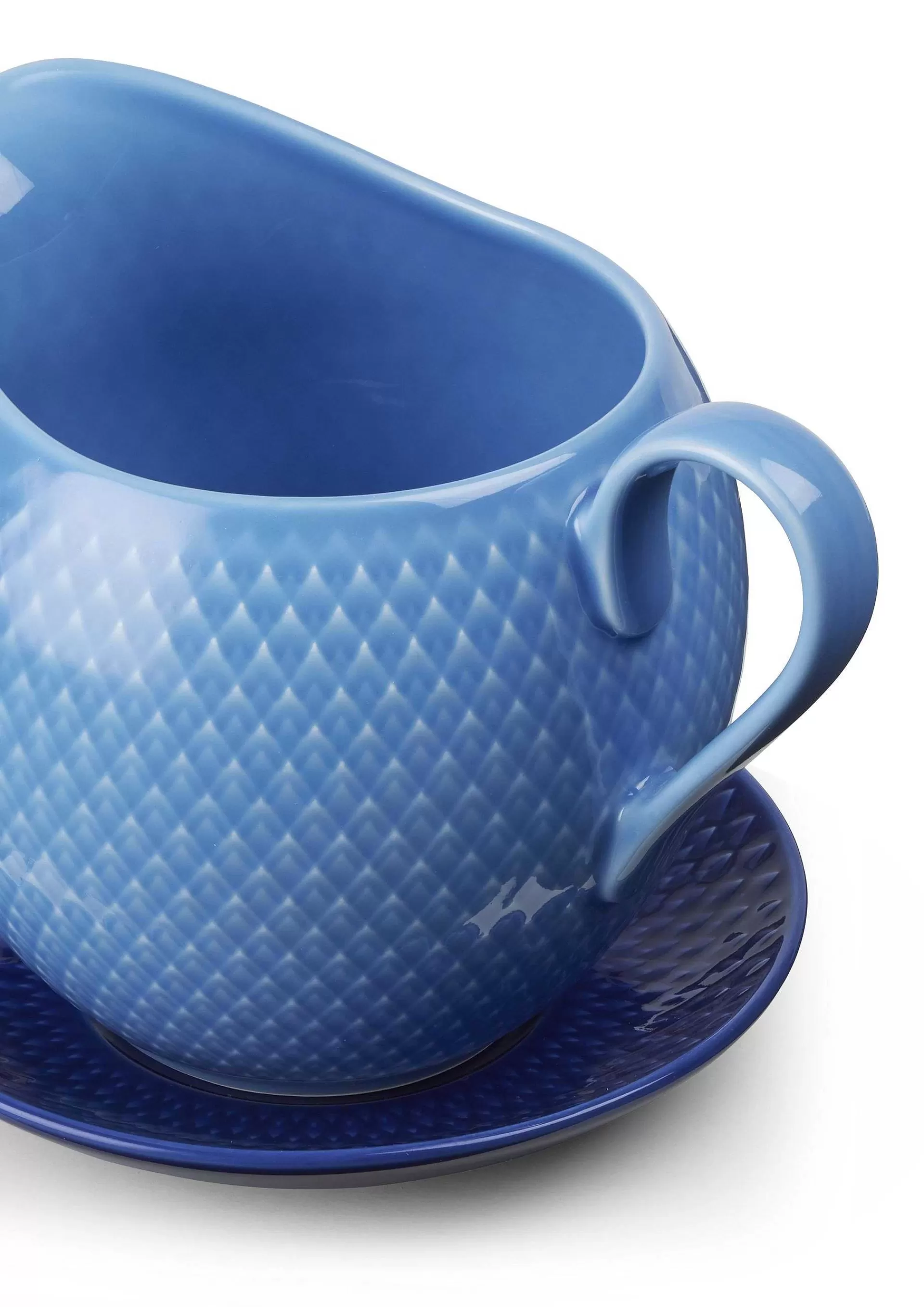 Lyngby Porcelæn Sausenebb & Sausekanner*Rhombe Sausmugge 67 Cl