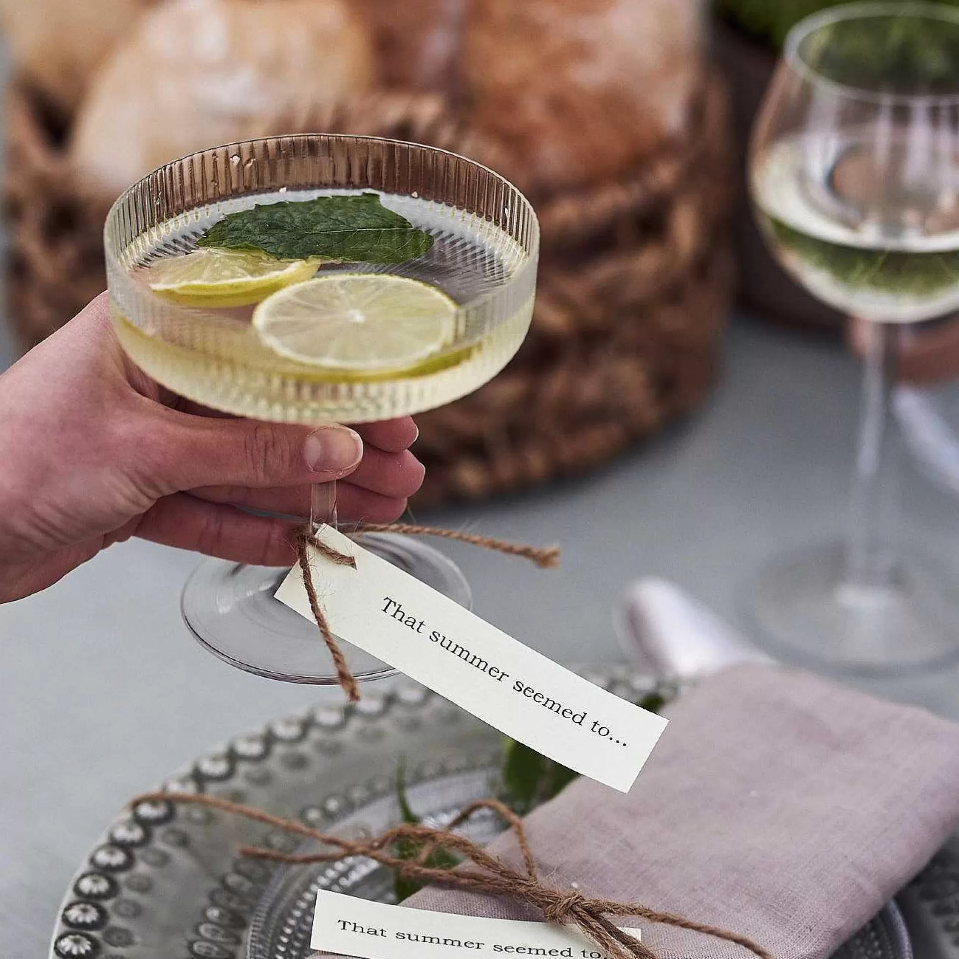 Ferm LIVING Champagneglass*Ripple Champagneglass 2-Pakn.