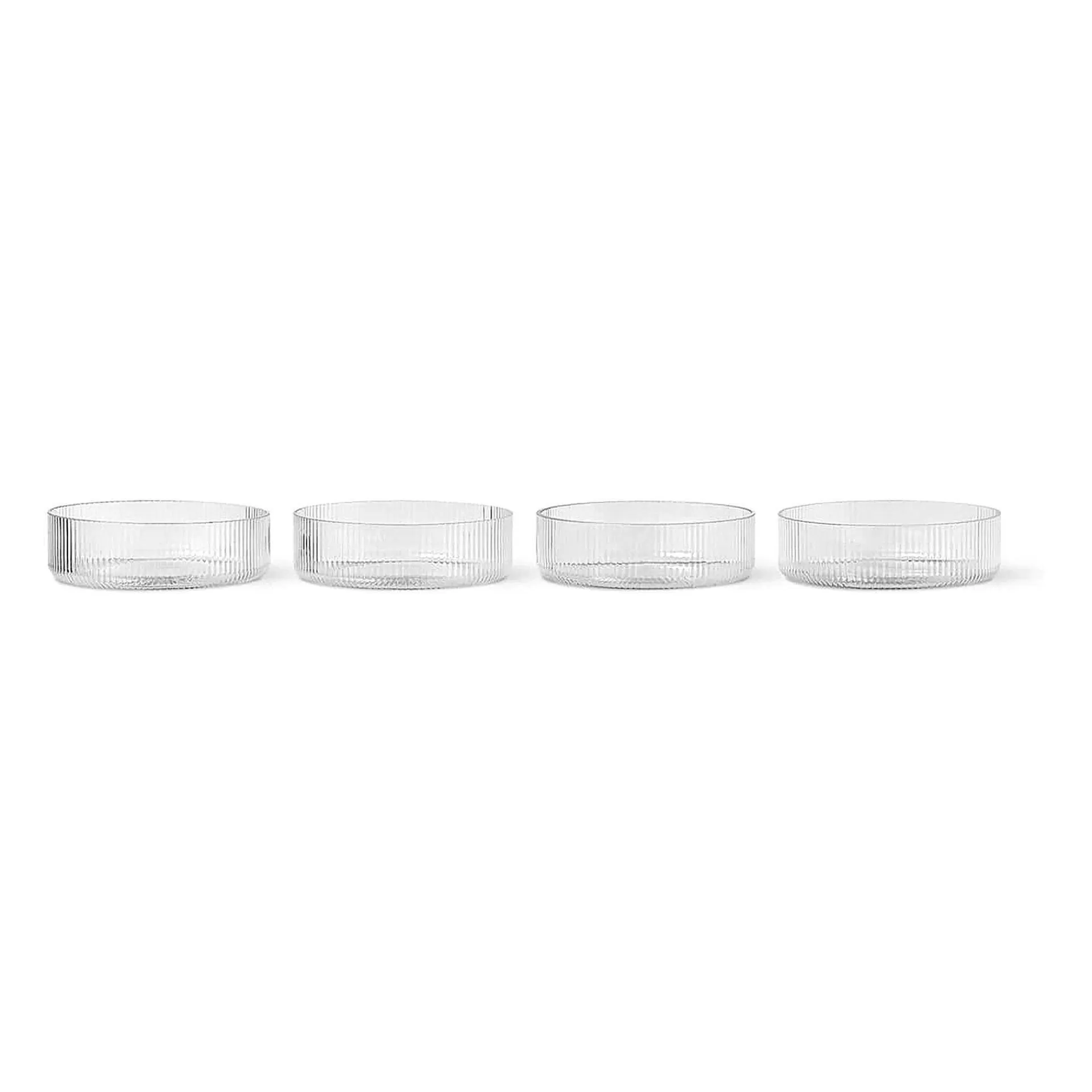 Ferm LIVING Dessertskåler*Ripple Frokostskal 4-Pakning
