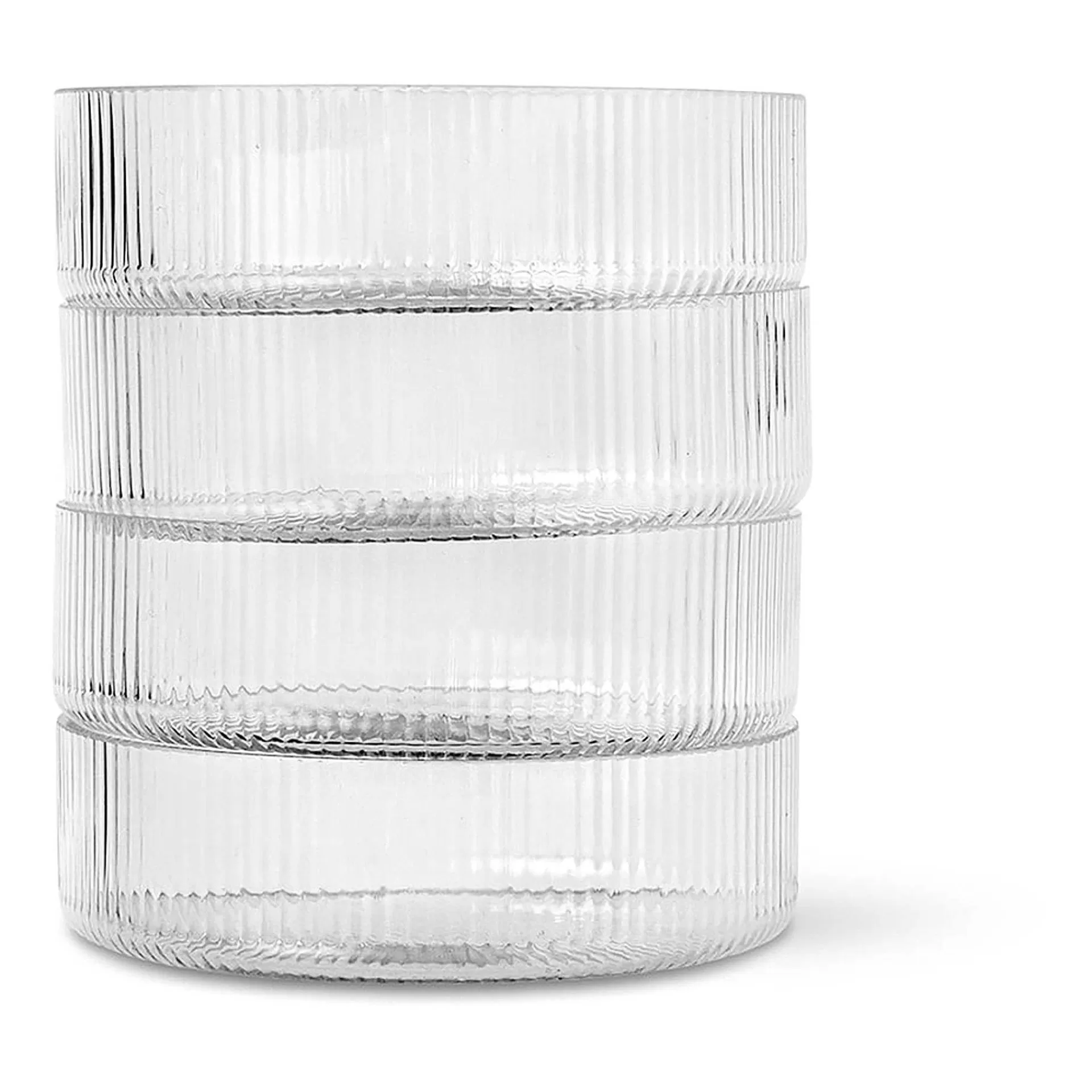 Ferm LIVING Dessertskåler*Ripple Frokostskal 4-Pakning