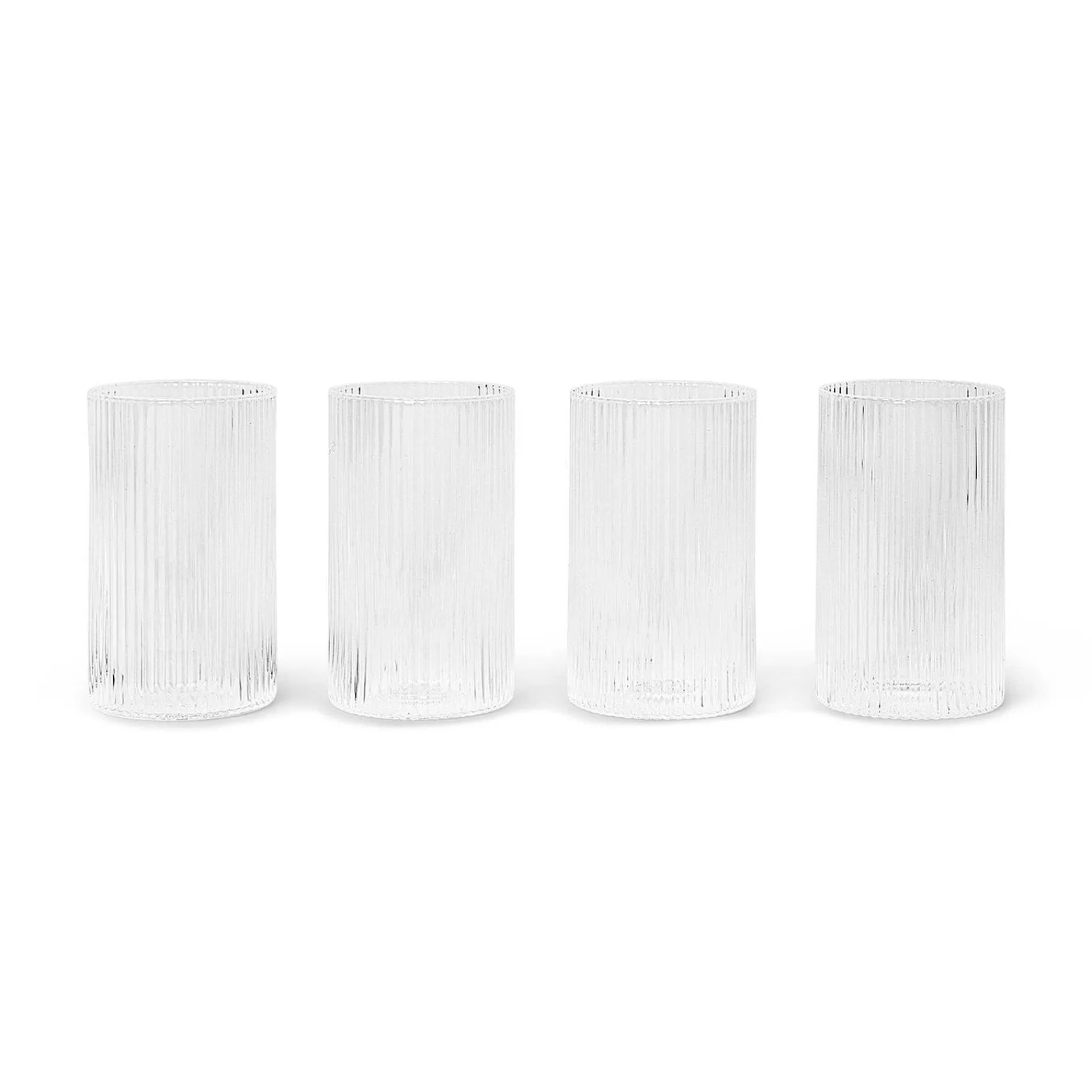 Ferm LIVING Vannglass*Ripple Verrines Serveringsglass 14 Cl 4-Stk.