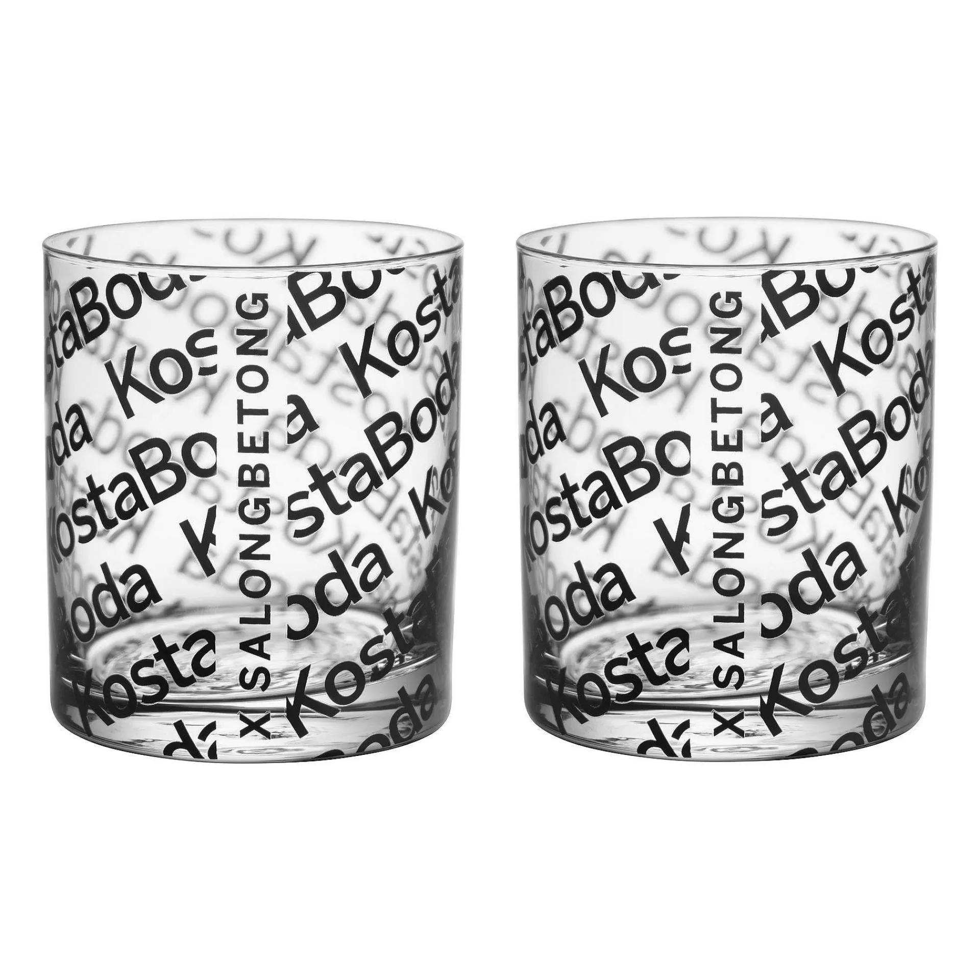 Kosta Boda Whiskyglass & Cognacglass*Salong Betong Old Fashioned Glass 28 Cl 2-Pakning