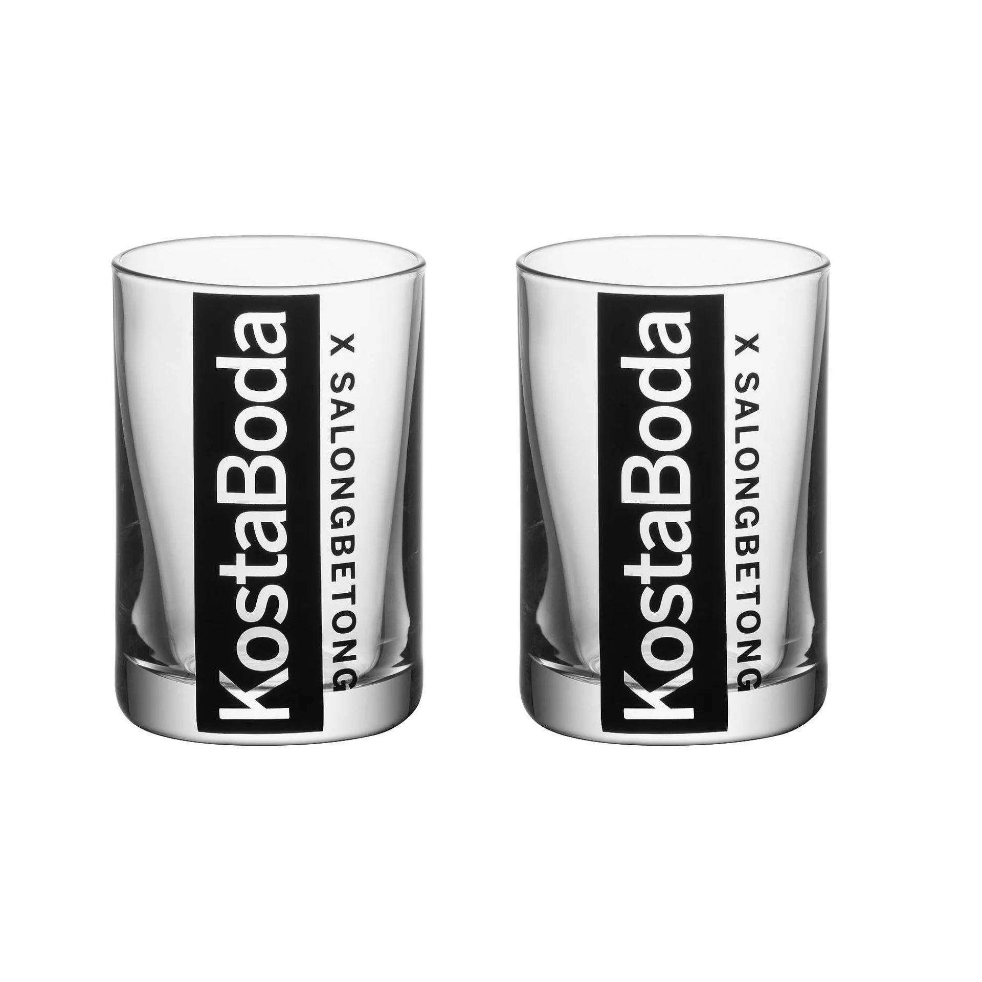 Kosta Boda Drammeglass*Salong Betong Shotglass 6 Cl 2-Pakning