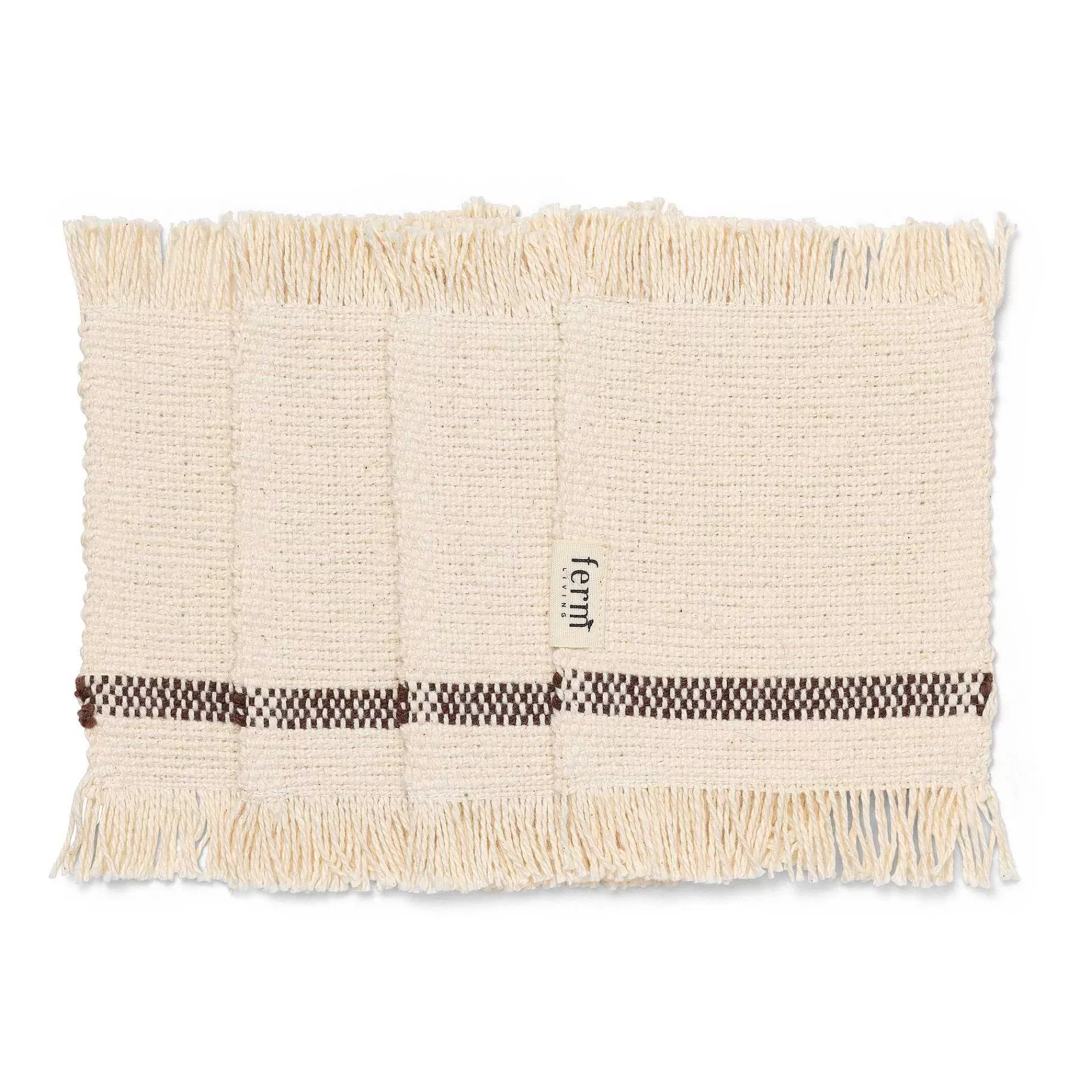 Ferm LIVING Savor Glassunderlag 4-Pakning 10 X 14 Cm