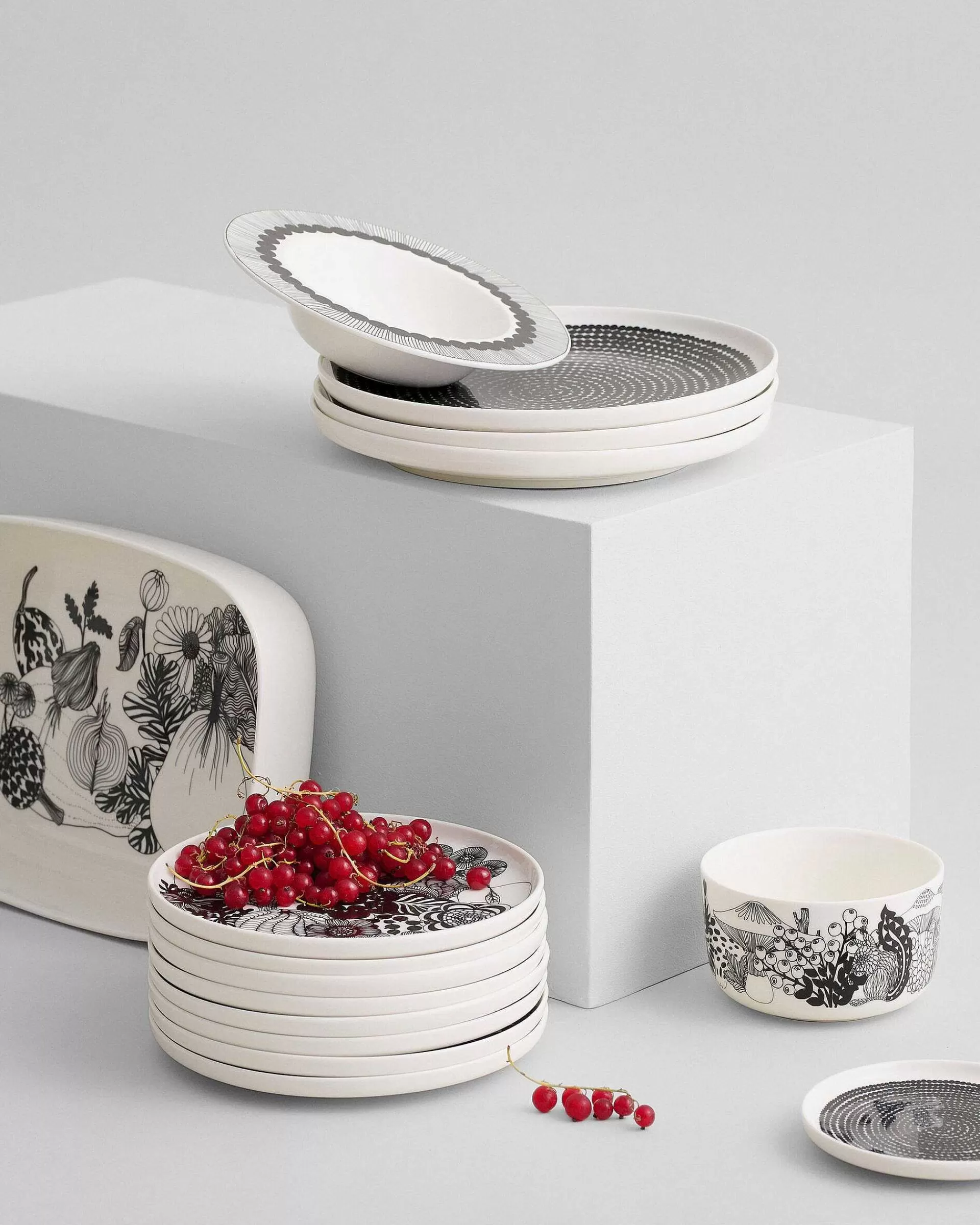 Marimekko Asjetter*Siirtolapuutarha Tallerken O 20 Cm