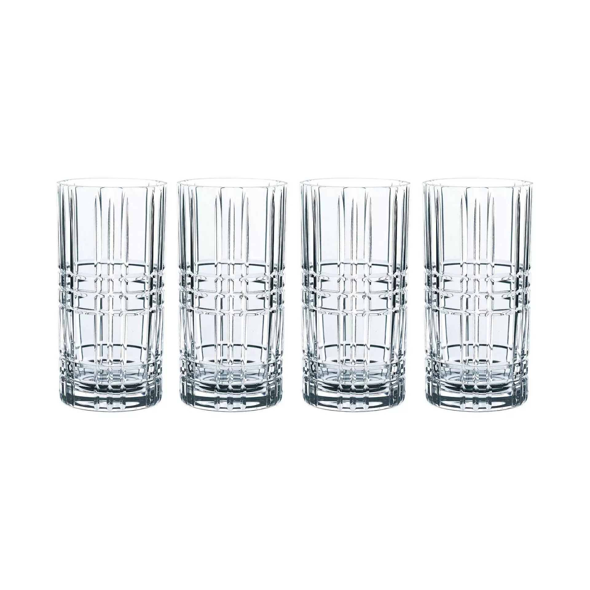 Nachtmann Highballglass & Longdrinkglass*Square Longdrinkglass 37 Cl 4-Stk.