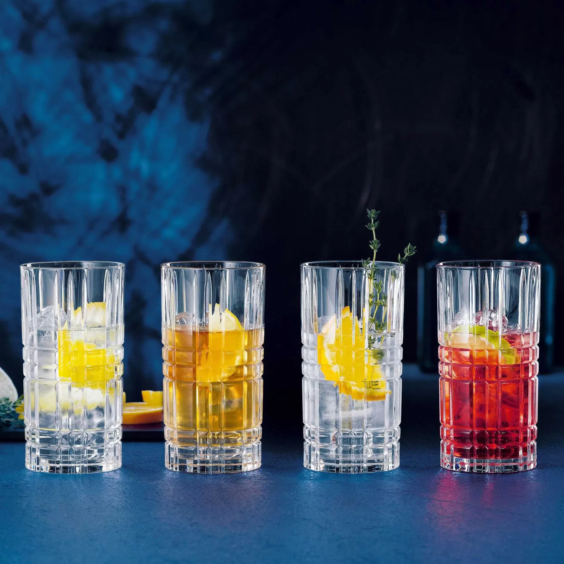Nachtmann Highballglass & Longdrinkglass*Square Longdrinkglass 37 Cl 4-Stk.