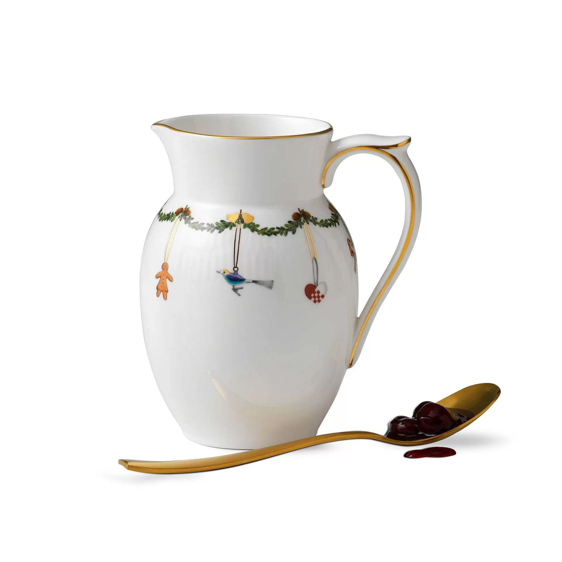 Royal Copenhagen Star Fluted Christmas Kanne