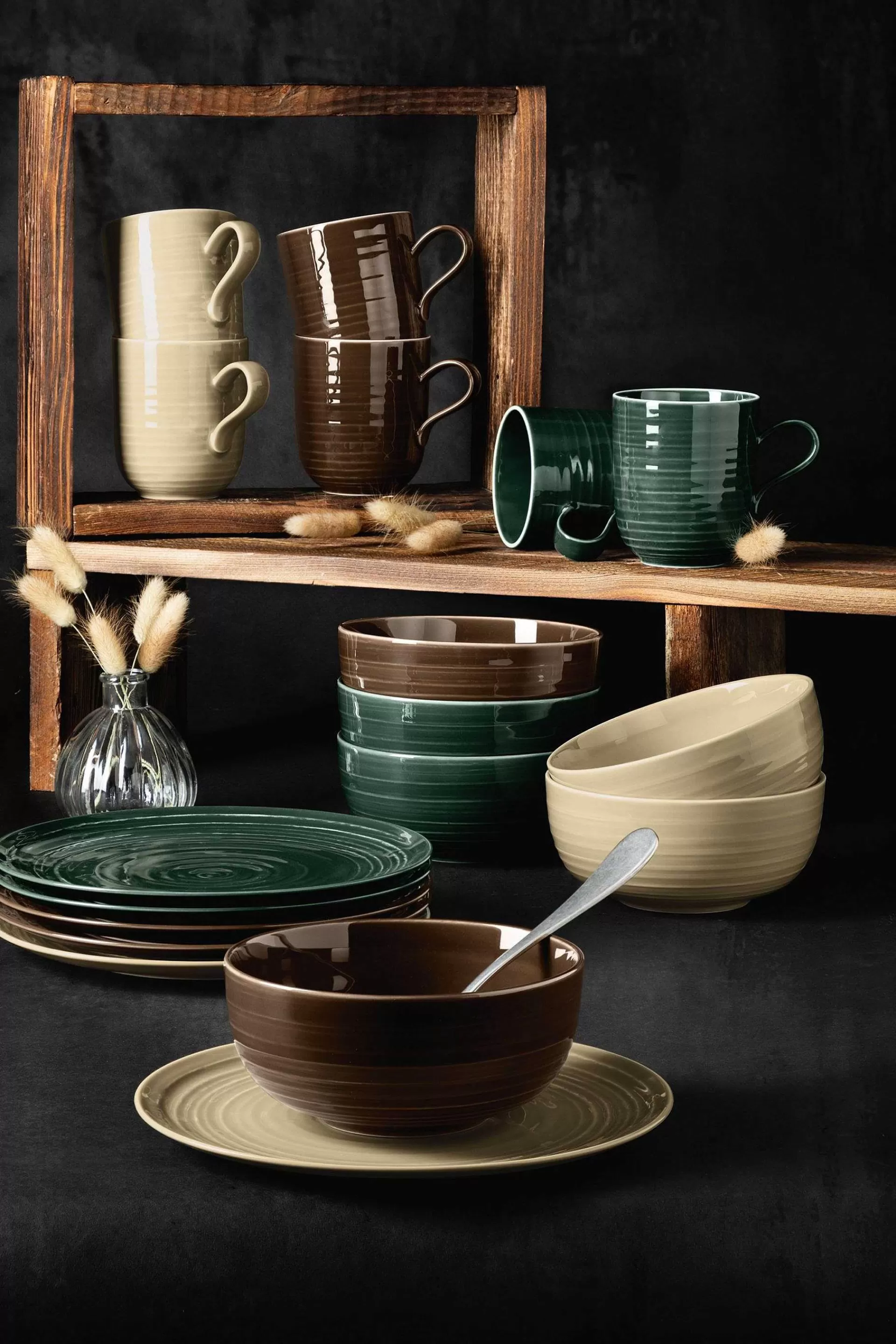 Seltmann Weiden Teskåler & Kaffeskåler*Terra Kaffefat O 12 Cm 6-Pakning