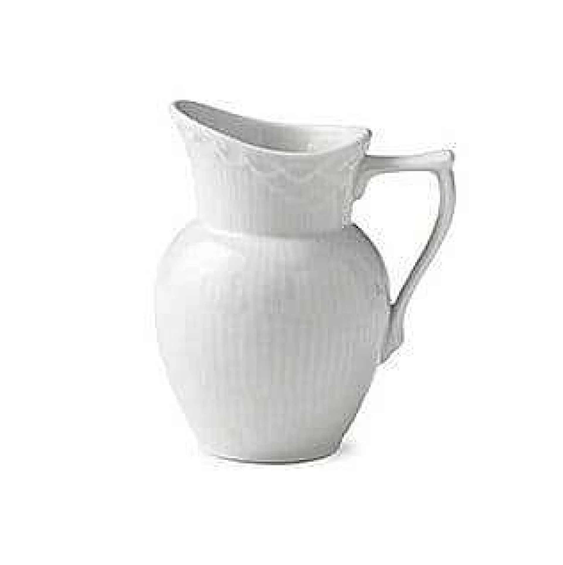 Royal Copenhagen White Fluted Half Lace Melkemugge