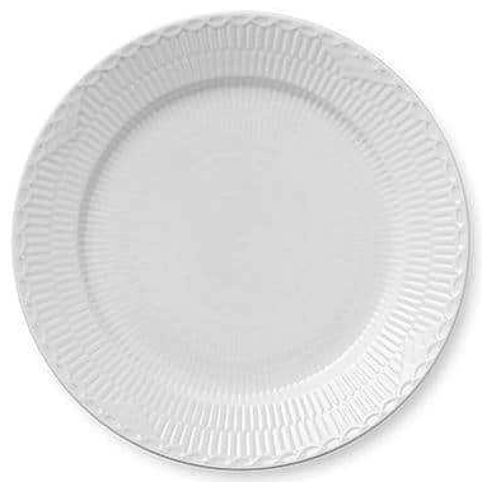 Royal Copenhagen Middagstallerkener*White Fluted Half Lace Tallerken
