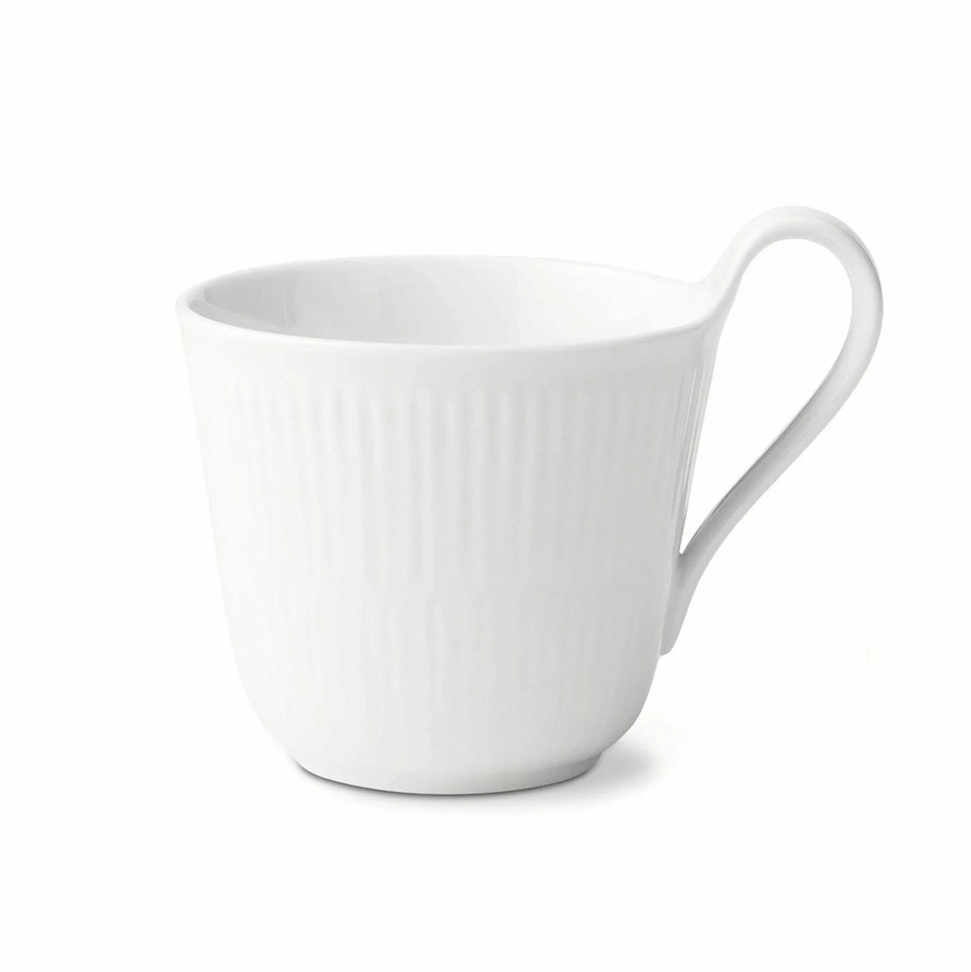 Royal Copenhagen Tekopper*White Fluted Kopp Med Hoy Hank
