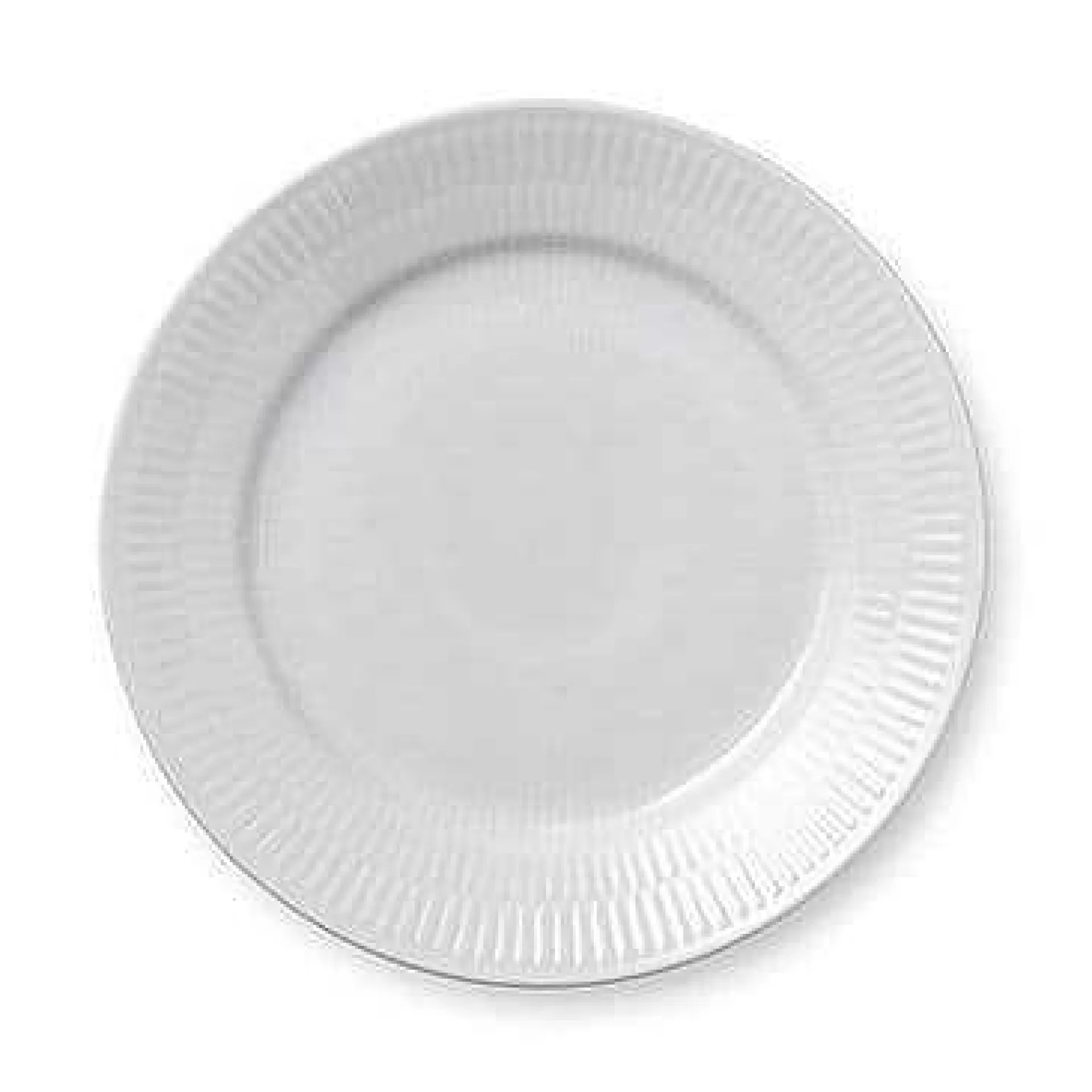 Royal Copenhagen Asjetter*White Fluted Tallerken