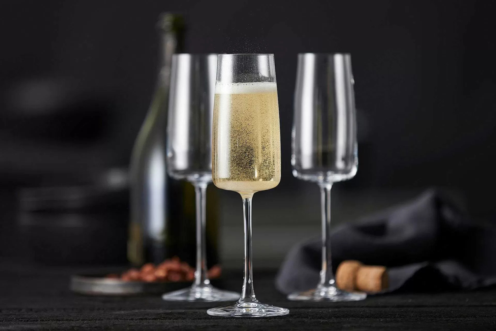 Lyngby Glas Champagneglass*Zero Champagneglass 30 Cl 4-Pakning