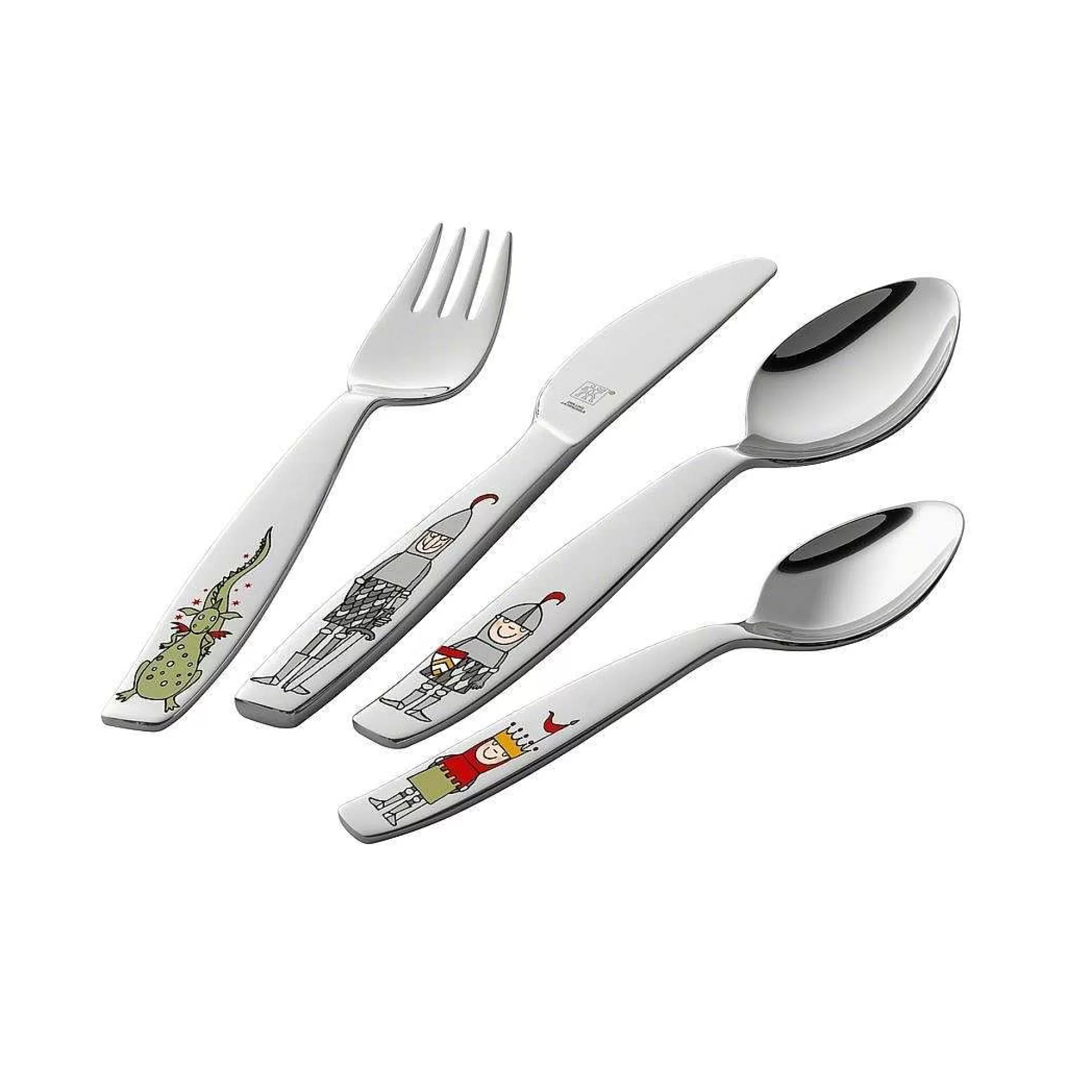 Zwilling Barnebestikk* Twin Kids Riddare Barnebestikk 4 Deler